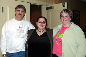 Nicodemus with Kerr Cuhulain (left) and Phoenix McFarland (right).